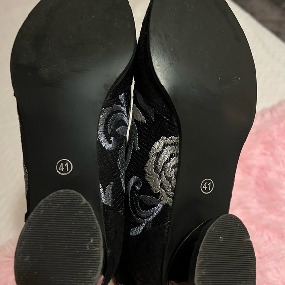 Ladies Black Dress Boots 9 Medium - Picture 5 of 5